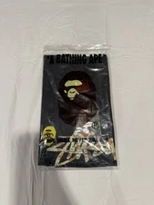 A Bathing Ape Stussy Black T-Shirt Size Small