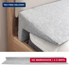 76"x8"x5" Bed Wedge Pillow for Headboard Bed Gap Filler Cover 1.5-inch Gaps Matt