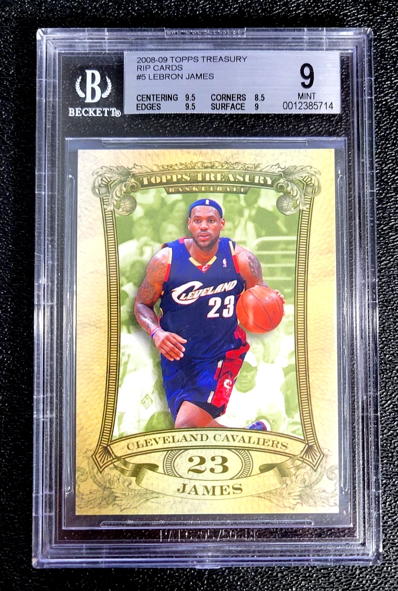 2008-09 Topps Treasury - LeBron James #5 for sale | eBay