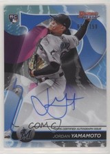 2020 Bowman's Best of Blue Refractor /150 Jordan Yamamoto #B20-JY Auto 0m8