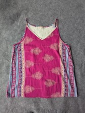 Renee C Women's Sz S/M Multicolor Sleeveless Top Made In USA