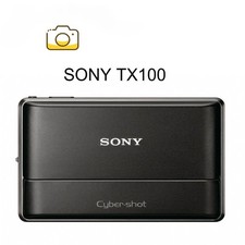 Sony CyberShot DSC-TX100 Digital Camera 16.20 MP Touch Screen YouTube Mode Black