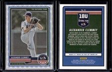 2023 Panini Stars & Stripes USA Baseball White #43 Alexander Clemmey /99