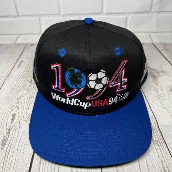 Vintage World Cup USA Hat Men 1994 Soccer Sverige Twins Enterprise