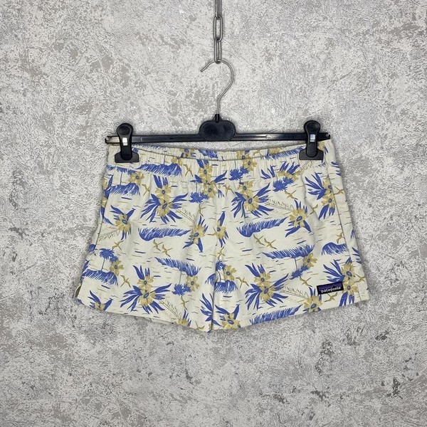 Women Patagonia Shorts Silver Nylon 34 / XS / 42