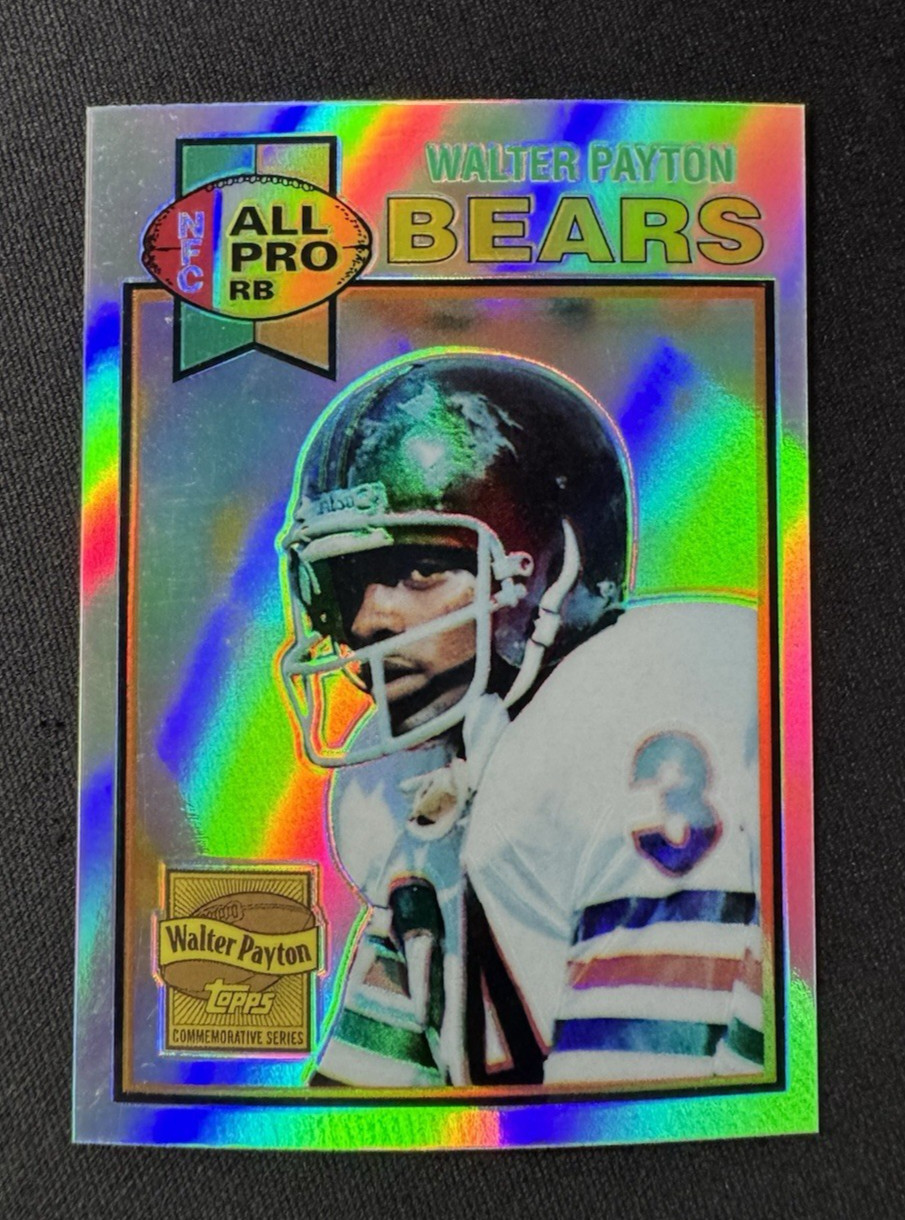 2001 TOPPS CHROME "1979" REFRACTOR WALTER PAYTON #480
