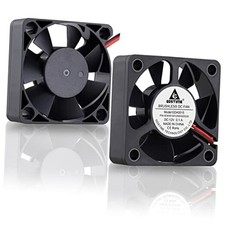 5015 50mm x 50mm x 15mm 12V Dc Brushless Cooling Fan 2Pack