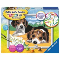 Ravensburger Malen Nach Zahlen Jack Russel Welpen Mal Set Malvorlage Bild Kinder