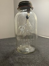 Vintage Ball Perfect Mason 1/2 Gallon (2 quart) Jar Zinc Lid