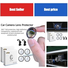 Car Camera Protective Cover Kit 4pcs Lens Guard with 2 Hooks Anti-Scratch Shield