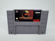 Mortal Kombat Super Nintendo Cartridge  SNES Authentic Tested & Works 1991