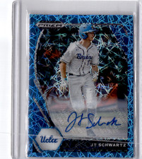 JT Schwartz Blue Auto UCLA 2021 Panini Prizm Draft Picks # PDP111