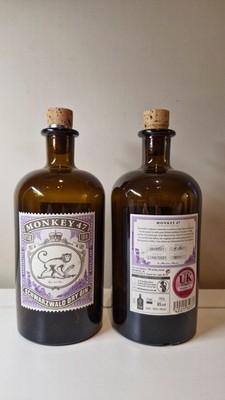Empty Bottle Gin Monkey 47 Germany 500 ml Original Ring and Lid
