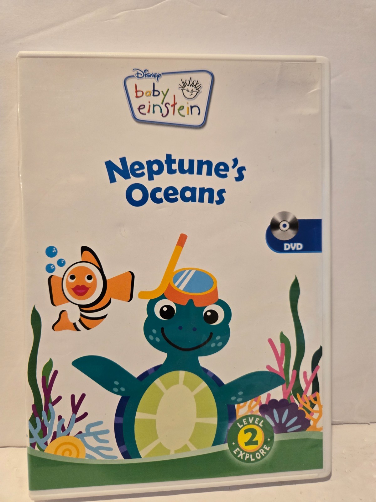 LOT OF 4 BABY EINSTEIN DVDs Beethoven, Mozart, Colors, Oceans-