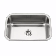 Houzer Medallion Designer Stainless Steel Kitchen Sink: 27 Inch , MS-2700-1