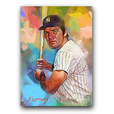 Ron Swoboda #10 Art Card Limited 28/50 Edward Vela Signed (New York Yankees)