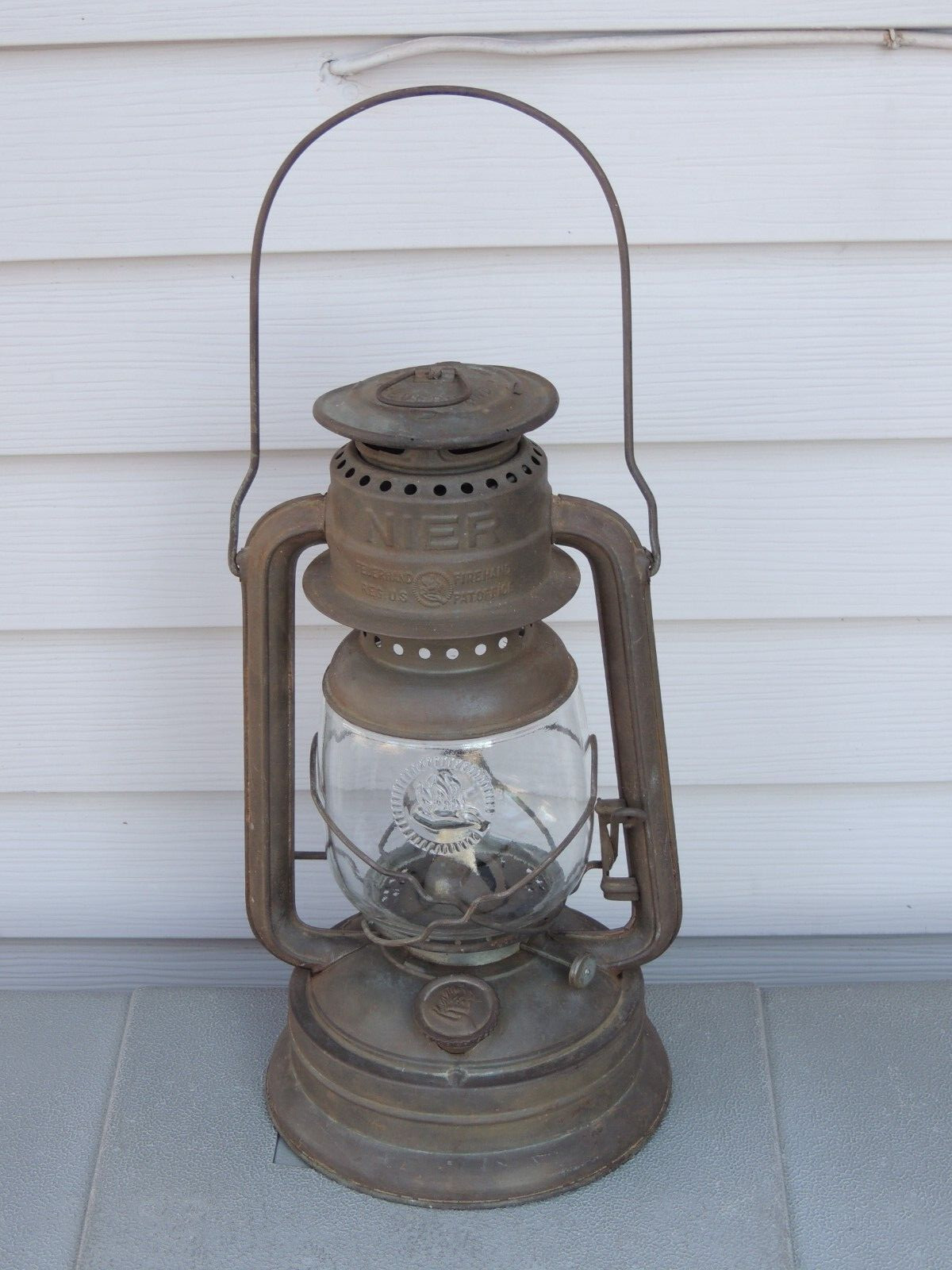 Vintage Nier Feuerhand Firehand No.280 Kerosene Oil Lantern Germany, Original