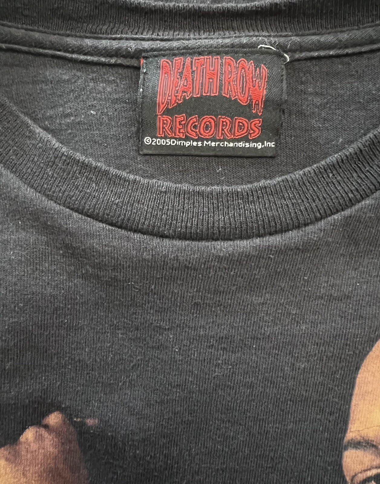 FILA T shirt vintage Death Row Records Suge Kight Dr Dre Snoop Dogg & Tupac 2005 taglia M