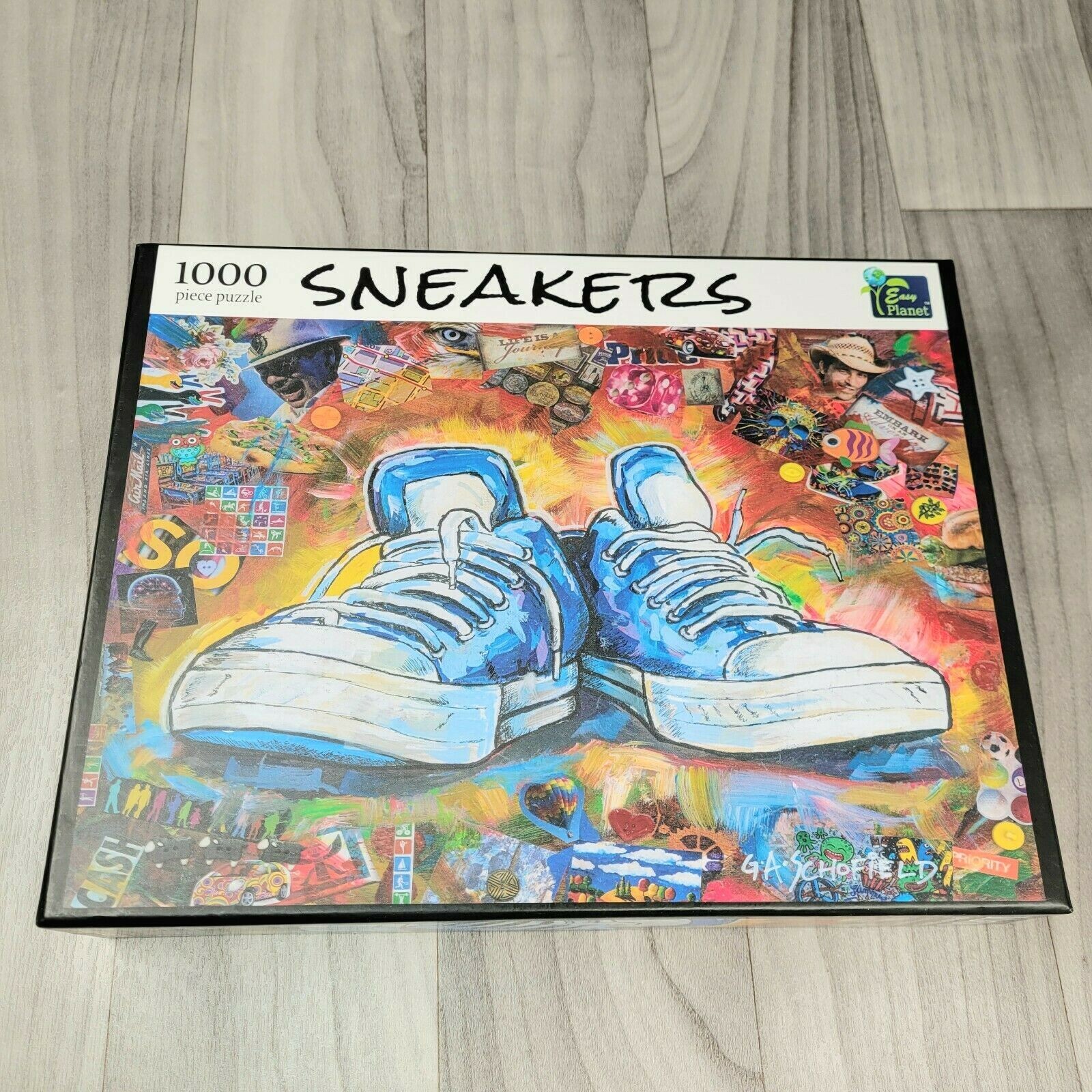Sneakers 1000 Piece Jigsaw Puzzle Easy Planet Glen Schofield-image