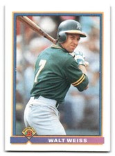 Walt Weiss 1991 Bowman Baseball #228 Oakland Athletics