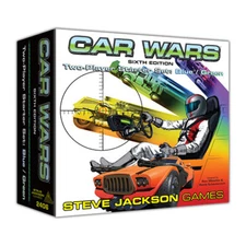 Car Wars: Two-Player Starter Set Board Game 6th Ed Blue/Green Miniatures Box New