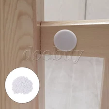 1000 Pieces 0.18" White Screw Hole Plugs Fastener Cover for Furniture Cabinet
