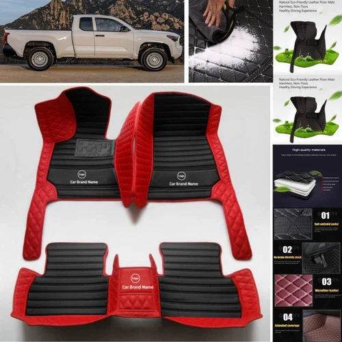 Fit For RAM 1500 2500 3500 Car Floor Mats Cargo Liners All Weather Custom Carpet - Imagen 12 de 33