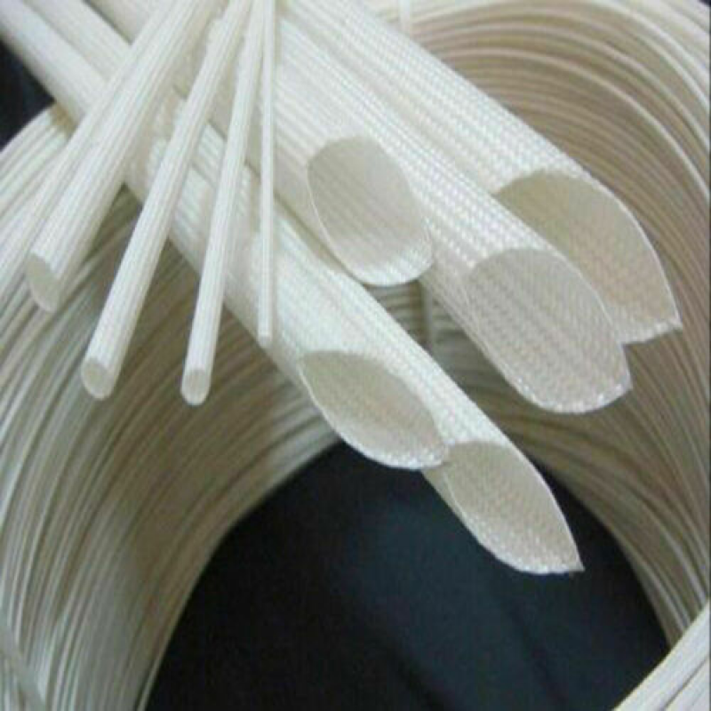 White Fiberglass Heat Resistant Sleeving - High Temp Wire Loom, ID 1mm To 50mm, For Cable Protection