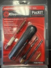 Kleen-Bore PocKIT Gun Cleaning Kit Pistol .38 .357 9mm w/ Jag/Brush/Mop - POC222