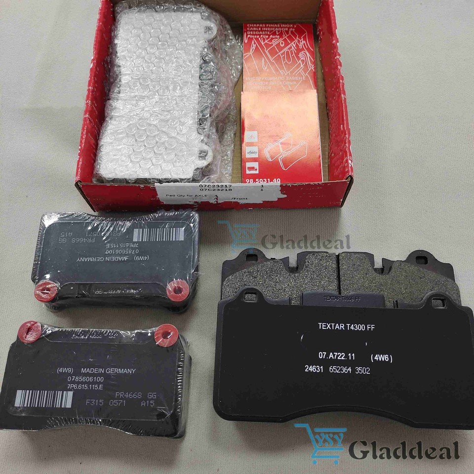 Front&Rear Brake Pads for GM Brembo 200913 Chevy Corvette ZR1 Carbon