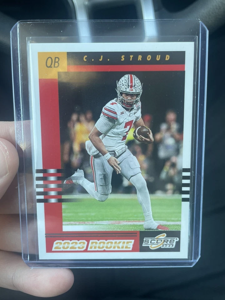 2023 Score C.J. Stroud 2003 Throwback x2 + Protential Rookie - Image 2 of 4