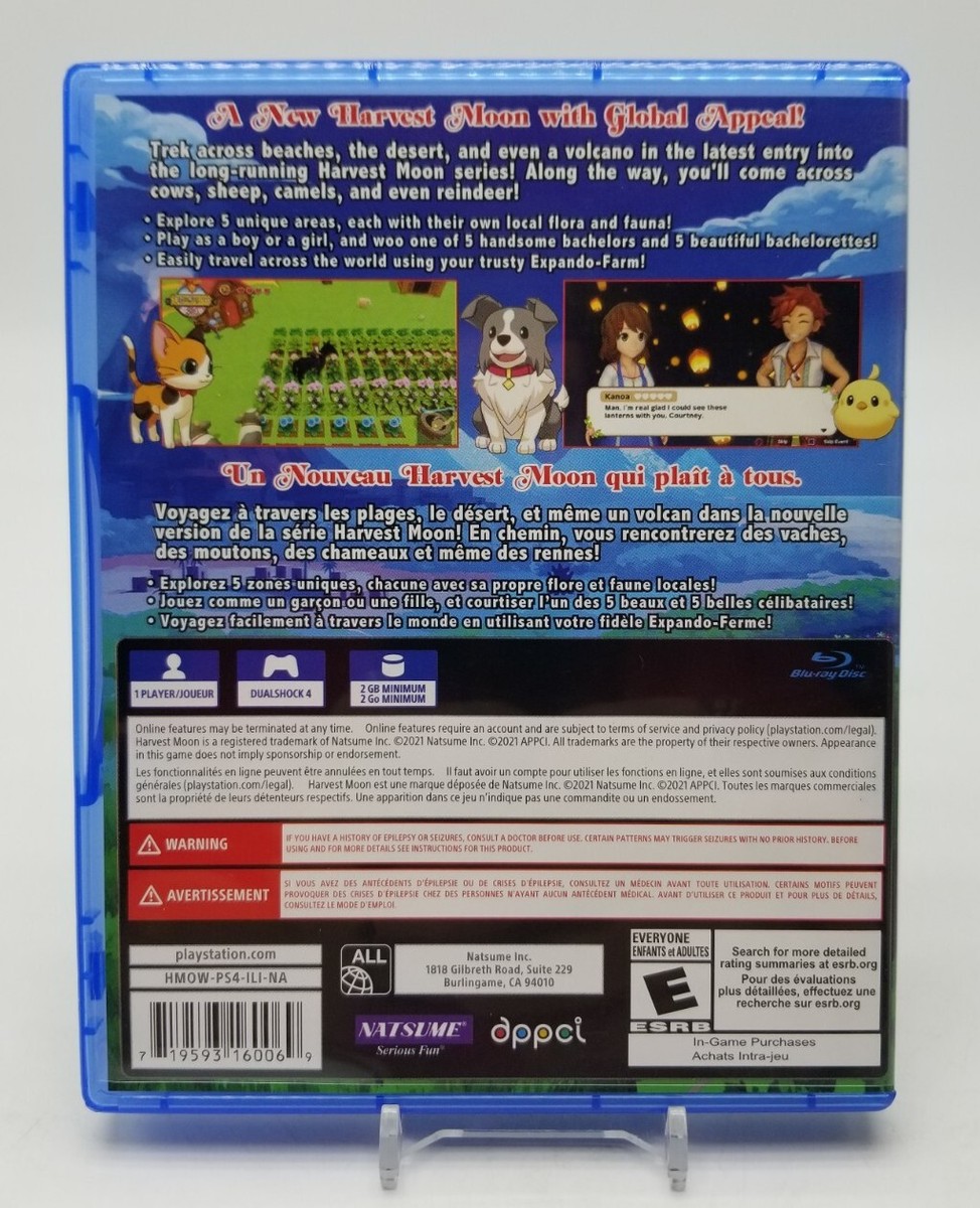 Harvest Moon: One World (Sony PlayStation 4, PS4 2021) Complete in