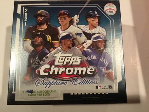 2021 Topps Chrome Baseball Sapphire Edition! Exclusive Montgomery Club Members!  - Picture 1 of 6