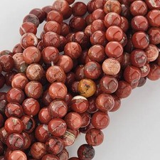 Red Jasper Beads Natural Gemstone Smooth Round 6mm 8mm 10mm for Jewelry Design