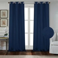 Dainty Home Times Square Window Single Panel, 76" X 84" - Marine