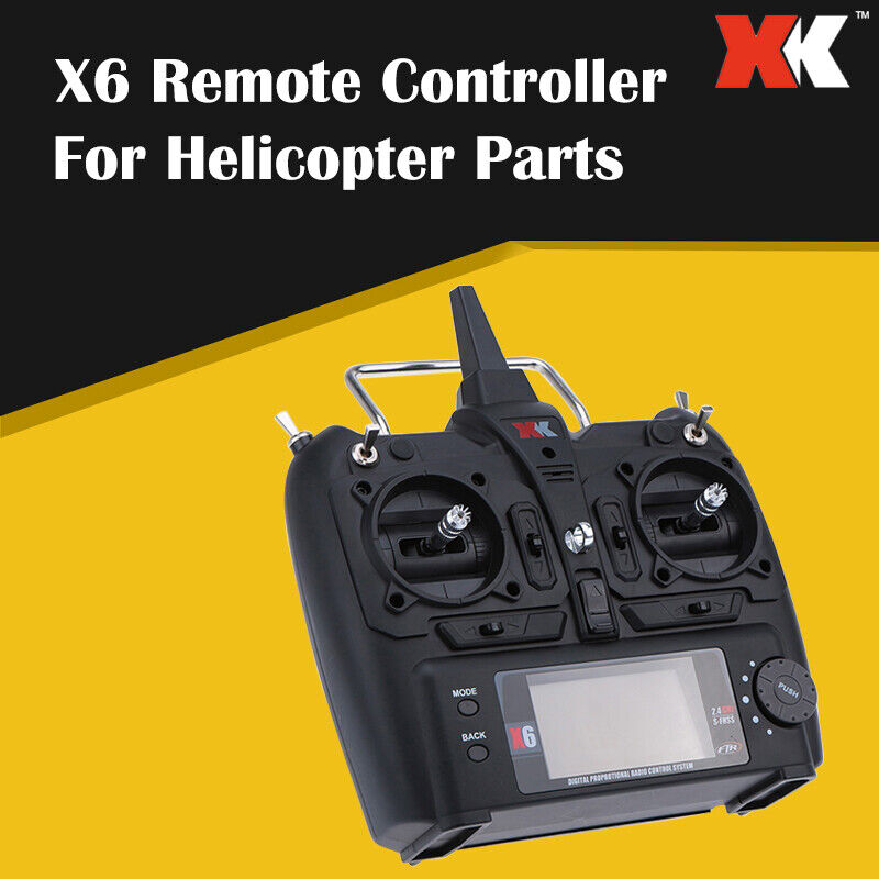 XK X6 Transmitter For XK K100 K110 K123 K124  RC Helicopter Remote Controller