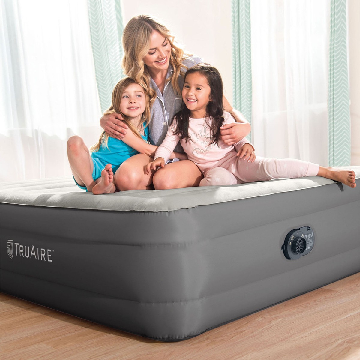 Inflatable Mattress Intex Dura Beam Deluxe Queen 22 Inch Dual