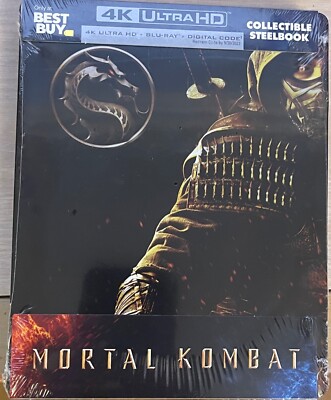 Mortal Kombat (4K Blu Ray and Blu Ray SteelBook) Read The Description!