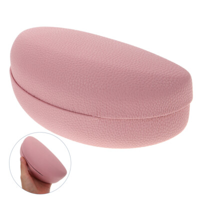 Luxury Pink Sunglasses Holder Hard Shell Case for Large Glasses