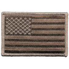 Desert United States US Patch Embroidered Fits For VELCRO® BRAND Loop Fastener