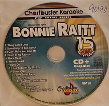90190 BONNIE RAITT       CHARTBUSTER KARAOKE CDG RARE