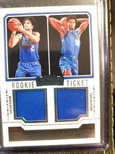 2023-2024 Con. Bask. Rookie Ticket Duel Swatches Dereck Lively-Olivier Prosper