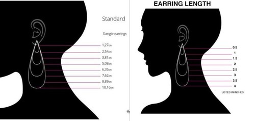 Luxury Women Rectangular Shiny White CZ Slim Face Long Pendant Dangle Earrings - Picture 3 of 4