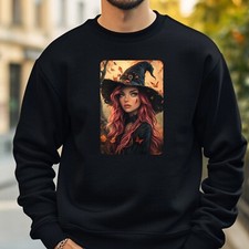 Witch Portrait Sweatshirt Cosy and Perfect for Any Occasion S to 4XL