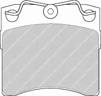 Plaquettes de frein arrière Transporter T4 Ferodo FDB722 essence diesel