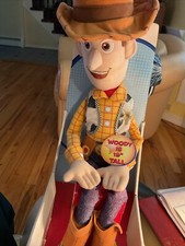 RARE NIB Disney Pixar Toy Story Woody Andy Sheriff Cowboy 19  Plush Doll 2011
