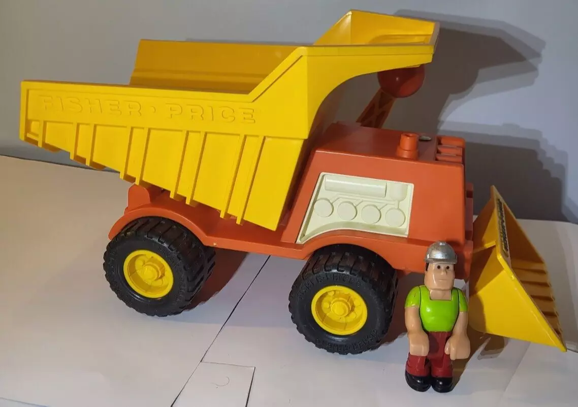 Vintage fisher price dump truck deals