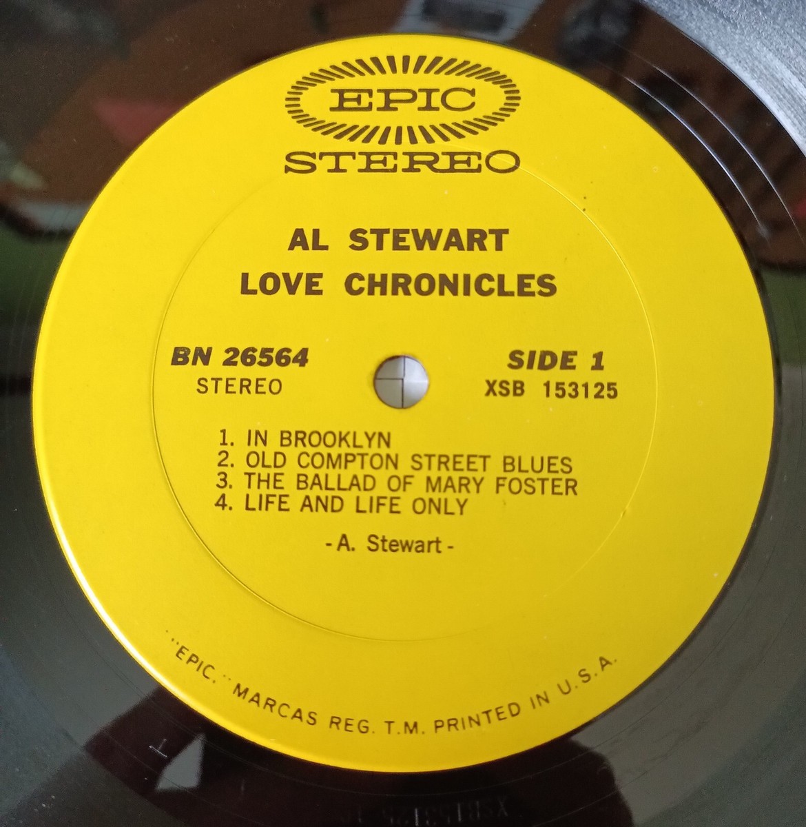 レコード12インチLP Al Stewart / Love Chronicles Love Chronicles - Wikipedia