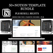 Notion Template Bundle with PLR & DFY
