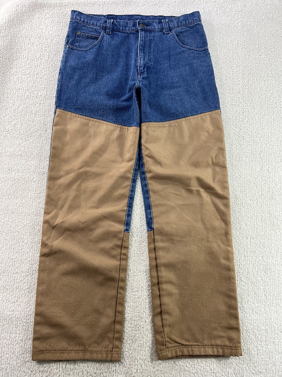 Scheels Outfitters Denim Brush Pants Mens 36x33 Canvas Workwear
